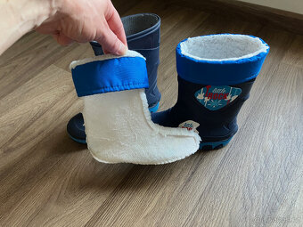 Gumáky s vyndavací tepl. vložkou délka 17,5 cm - 2