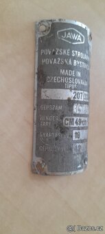 Babetta 207- Štítek - 2