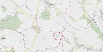 Prodám pozemky v k.ú. Máslojedy Máslojedy, okres Hradec Král - 2