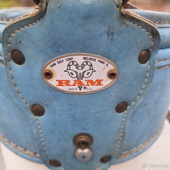 RAM ,kožený bag na hole vintage - 2