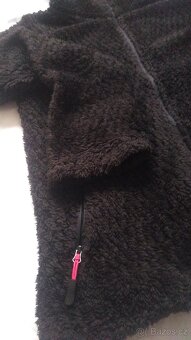 Mikina dámská černá fleece vel. M - hebká/kožíšek - 2
