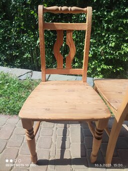 Židle z masivu ( borovice ) - 2