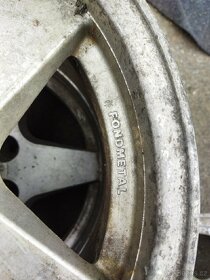 3 ks retro ALU kola mercedes 5x112r15 - 2
