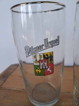 Retro pivní půllitry Pilsner Urquell - 2