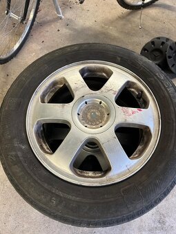 Alu kola 5x100 se zimním pneu 195/65/R15 - 2