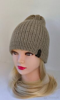 Čepice zimní - Unisex, velikost Uni, Ruční výroba - 2