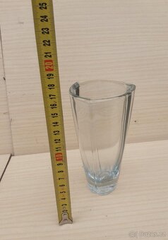 Váza - Václav Hanuš - sklo Union - 50.léta - 2