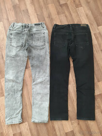 2x džíny, kalhoty vel. 158 - super stav - 2