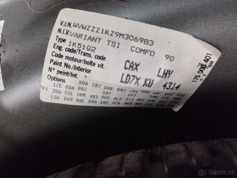 Volkswagen golf 5 1.4tsi veškeré ND. - 2