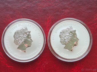 2x 1 oz stříbrná mince Ryu, Chun-Li 2022 Perth Mint - 2