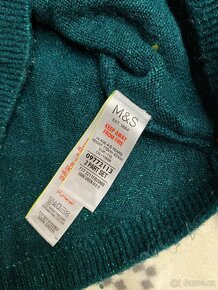 Vánoční pletené šaty M&S, vel. 110 - 2
