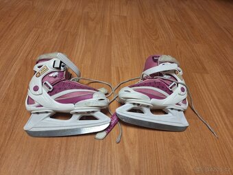 Dívčí brusle Ice Princess č.32-35 posuvné,rostoucí - 2