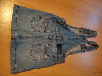 Riflové šaty vel. 122 - 2