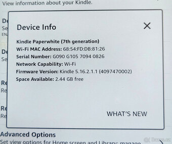 Čtečka knih Amazon Kindle Paperwhite 7. generace - 2