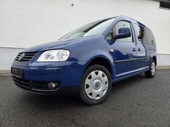 Caddy Maxi 1.9TDI 77kW 7.míst,tažné,serviska,tempomat - 2