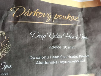 DÁRKOVÝ POUKAZ HEAD SPA - 2