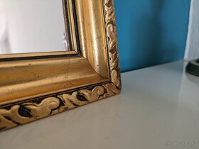 Starožitné zlaté zrcadlo - 2