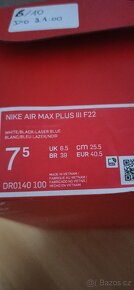 Nike Air Max Plus 3 F22 Silver - 2