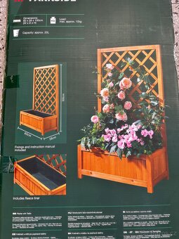 Parkside Květináč na popínavé rostliny 100371881 60 cm hnědý - 2
