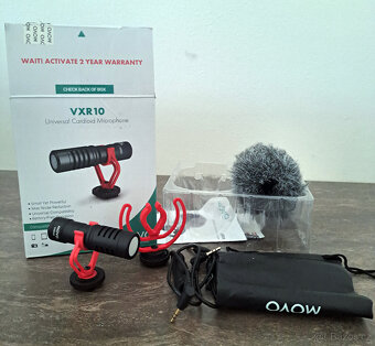 Kvalitní mikrofon MOVO VXR10 - nový - 2