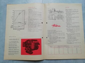 Tatra 138 NT - prospekt 1961 třínápravový tahač návěsů - 2