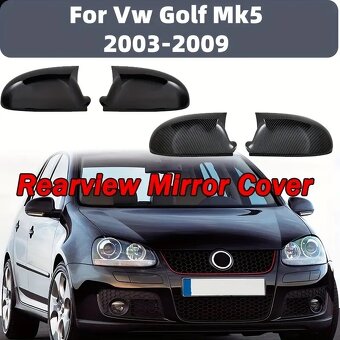 Kryty zrcátek VW Golf 5 MK5 GTI Jetta 5, Eos 2003-2009 - 2