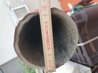 červená-ohebná chránička 100 mm - 2