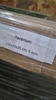 Terárium nové. 110x40x35. 5mm - 2