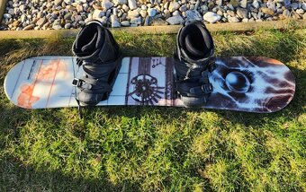 Snowboard 130, vázání, boty 39-40 - 2