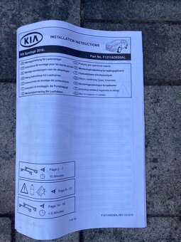 Originál střešní příčníky na Kia Sportage - 2