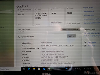 DELL XPS 13 dotykový 13,3"/i7-4500U/8G/256G SSD/W10, bat.KO - 2