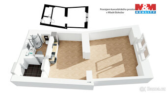 Pronájem kancelářského prostoru, 49 m², Mladá Boleslav - 2