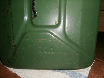 Kanystr plechový - 20l - 2