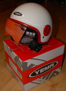 YEMA HELMET Jet helma DW-631 Moped Scooter ECE ¾ velikost S - 2
