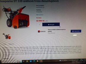 Sněhova fréza Husqvarna ST330 - 2
