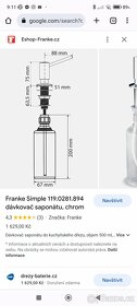Dávkovač mýdla / jaru FRANKE - 2
