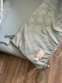 Přebalovací podložka + potah NOBODINOZ - Willow Soft Blue - 2