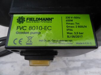 Zahradní čerpadlo FIELDMANN FVC 8010-EC - 2