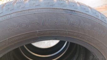 Zimní pneu 205/55 R16 6,5mm - 2