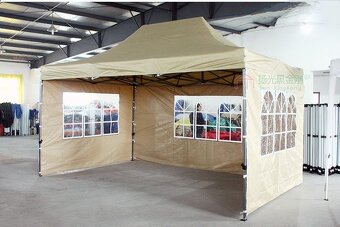 3x6m nůžkový stan HEXAGON nohy - všech 6 bočnic/stěn - 2