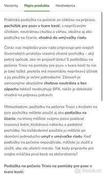 Silikónové BPA free formy/lízacie podložky pre psov/mačky - 2