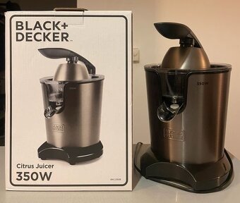 elektrický lis na citrusy BLACK DECKER BXCJ350E , nepoužívan - 2
