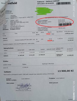 Robotická sekačka MTF DM2 1400i V ZÁRUCE DO 5/2027 - 2