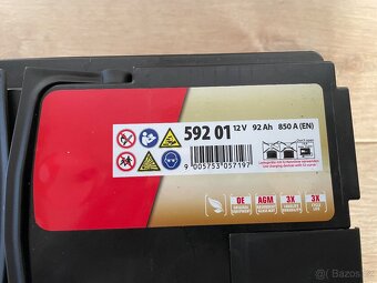 Autobaterie AGM 92Ah 850A Banner - 2