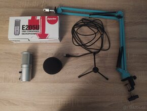 Mikrofon Superlux E205U + Stojan + Protivětrný kryt - 2