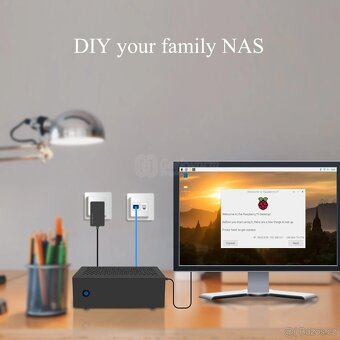 DIY NAS úložiště Geekworm NASPi Gemini 2.5 /NOVÉ/ - 2