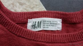divci svetrik zn. H&M vel. 110-116 - 2
