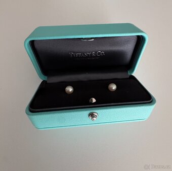 Tiffany Signature® Pearls – perlové náušnice, 18k bílé zlato - 2