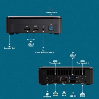 Intel NUC 12 Pro / i7 / 64 GB RAM / 2TB SSD / W11 Pro - 2
