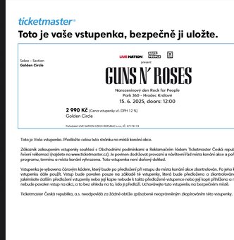 Guns N' Roses – Narozeninový den Rock for People - 2